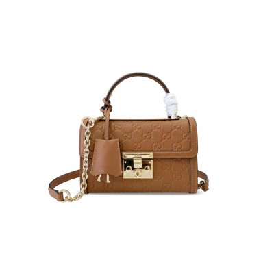 GUCCI PADLOCK SMALL TOP HANDLE BAG ‎848884 (20*13*8cm)